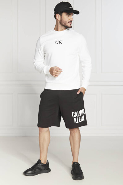 felpa | regular fit Calvin Klein 	bianco