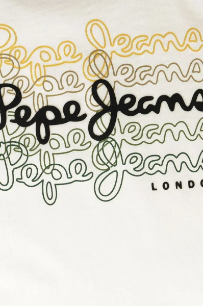 t-shirt | regular fit Pepe Jeans London 	bianco