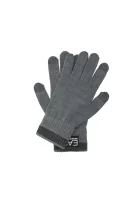 guanti | con l'aggiunta di lana EA7 	grigio