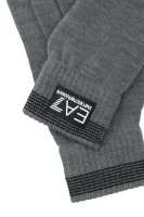 guanti | con l'aggiunta di lana EA7 	grigio