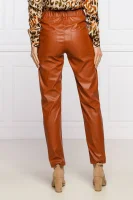 pantaloni di pelle steeval | slim fit Silvian Heach 	marrone