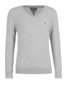 maglione tommy | regular fit Tommy Hilfiger 	grigio cenere
