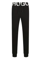 pantaloni della tuta duros211 | straight fit HUGO 	nero