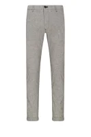 pantaloni steen | slim fit | con l'aggiunta di lino Joop! Jeans 	grigio