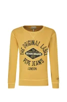 felpa anton | regular fit Pepe Jeans London 	senape