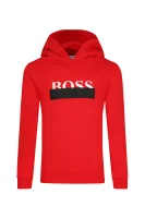 felpa | regular fit BOSS Kidswear 	rosso
