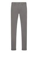 pantaloni chino schino-taber d | tapered BOSS ORANGE 	grigio