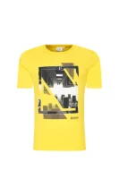 t-shirt | slim fit BOSS Kidswear 	giallo