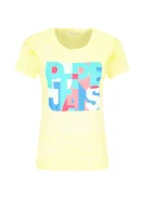 t-shirt brooke | regular fit Pepe Jeans London 	giallo