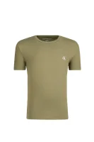 t-shirt 2-pack | regular fit CALVIN KLEIN JEANS 	verde oliva