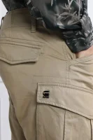 Spodnie Cargo Rovic Zip 3D | Straight fit G- Star Raw 	beige