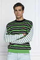 di lana maglione | regular fit Kenzo 	verde