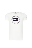 t-shirt flag | regular fit Tommy Hilfiger 	bianco