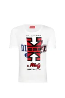 t-shirt | regular fit Diesel 	bianco